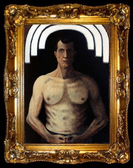 framed  John Kane Self-Portrait, ta009-2